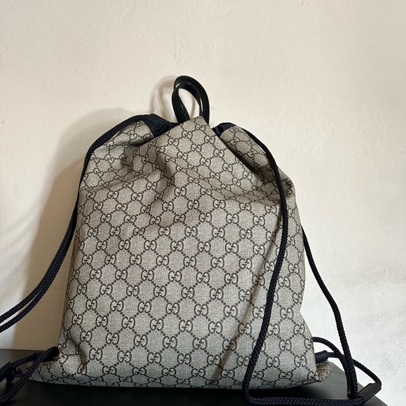 GG Supreme Angry Cat Drawstring Bag: - Picture 4 of 5